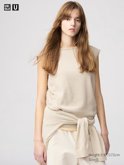 Uniqlo U Cocoon Sleeveless Sweater