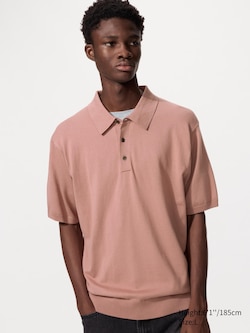 Washable Knitted Polo Short Sleeve Sweater