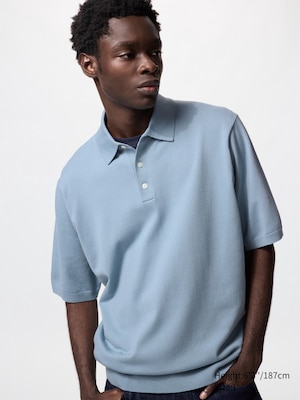 100% Australian Merino Knitted Polo Shirt