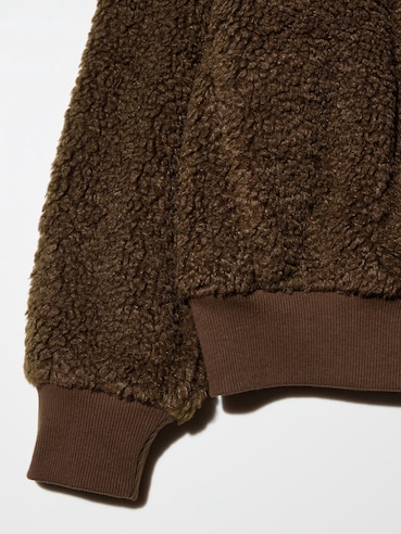 Outer Fleece Ribbed Full-Zip Jacket