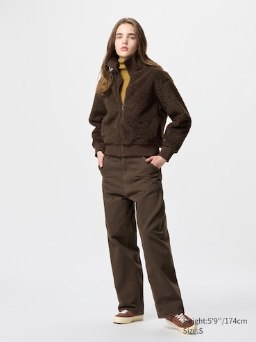 Outer Fleece Ribbed Full-Zip Jacket