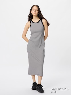 Ribbed Bra Dress Sleeveless