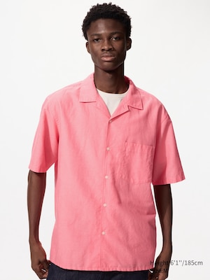 Cotton Linen Short Sleeve Shirt
