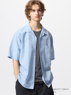 Cotton Linen Short Sleeve Shirt