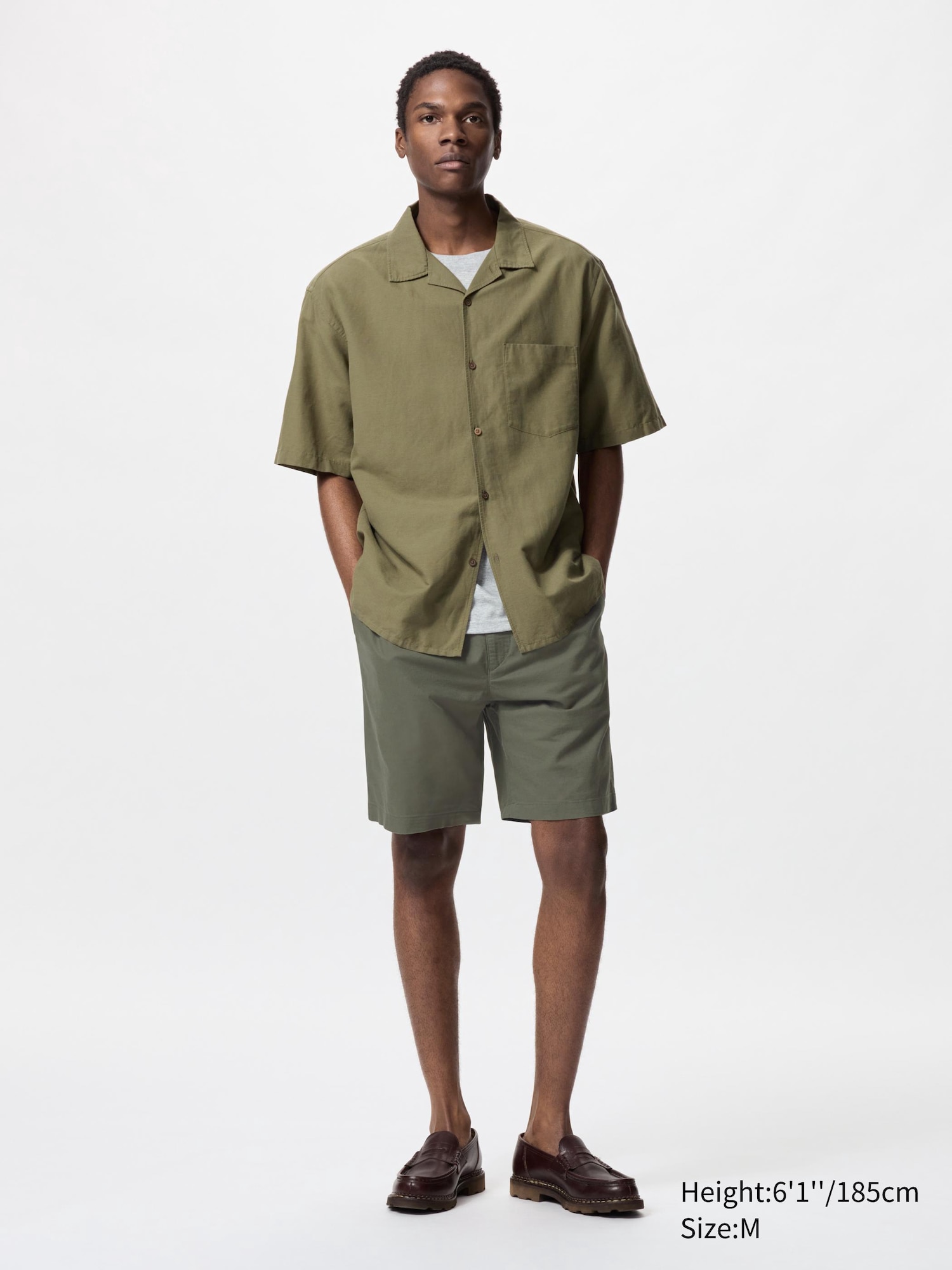 Linen Blend Easy Shorts