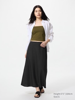 Linen Blend Skirt