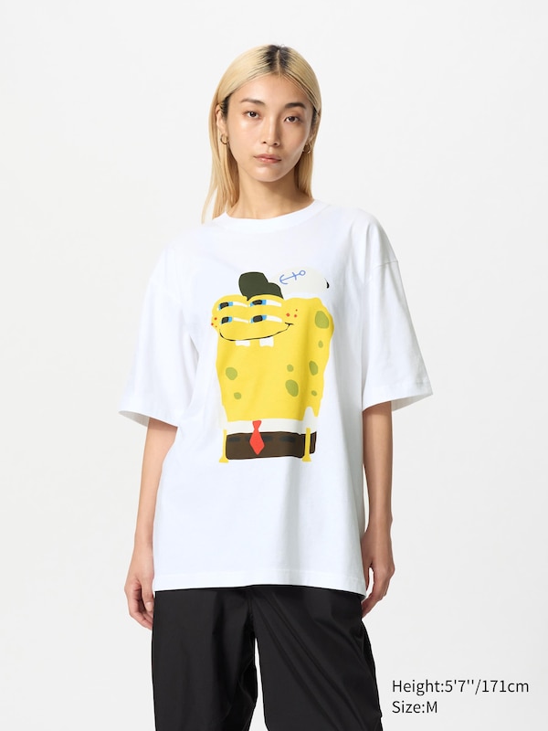 SpongeBob SquarePants Cactus Plant Flea Market UT Graphic T-Shirt