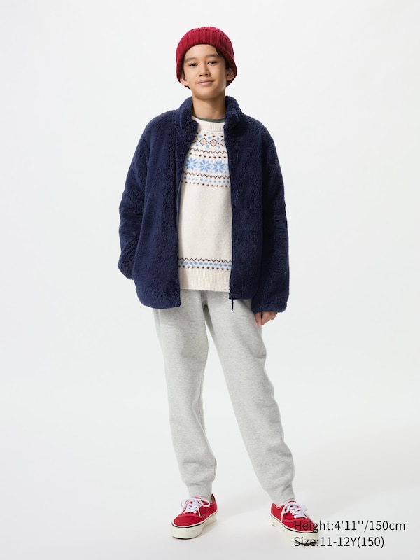 Pile Lined Sweat Pants