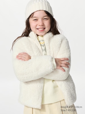 Fluffy Yarn Fleece Full-Zip Jacket