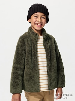 Fluffy Yarn Fleece Full-Zip Jacket