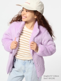 Fluffy Yarn Fleece Full-Zip Jacket