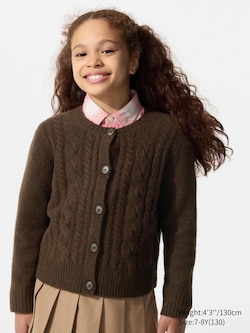 GIRLS Souffle Yarn Cardigan