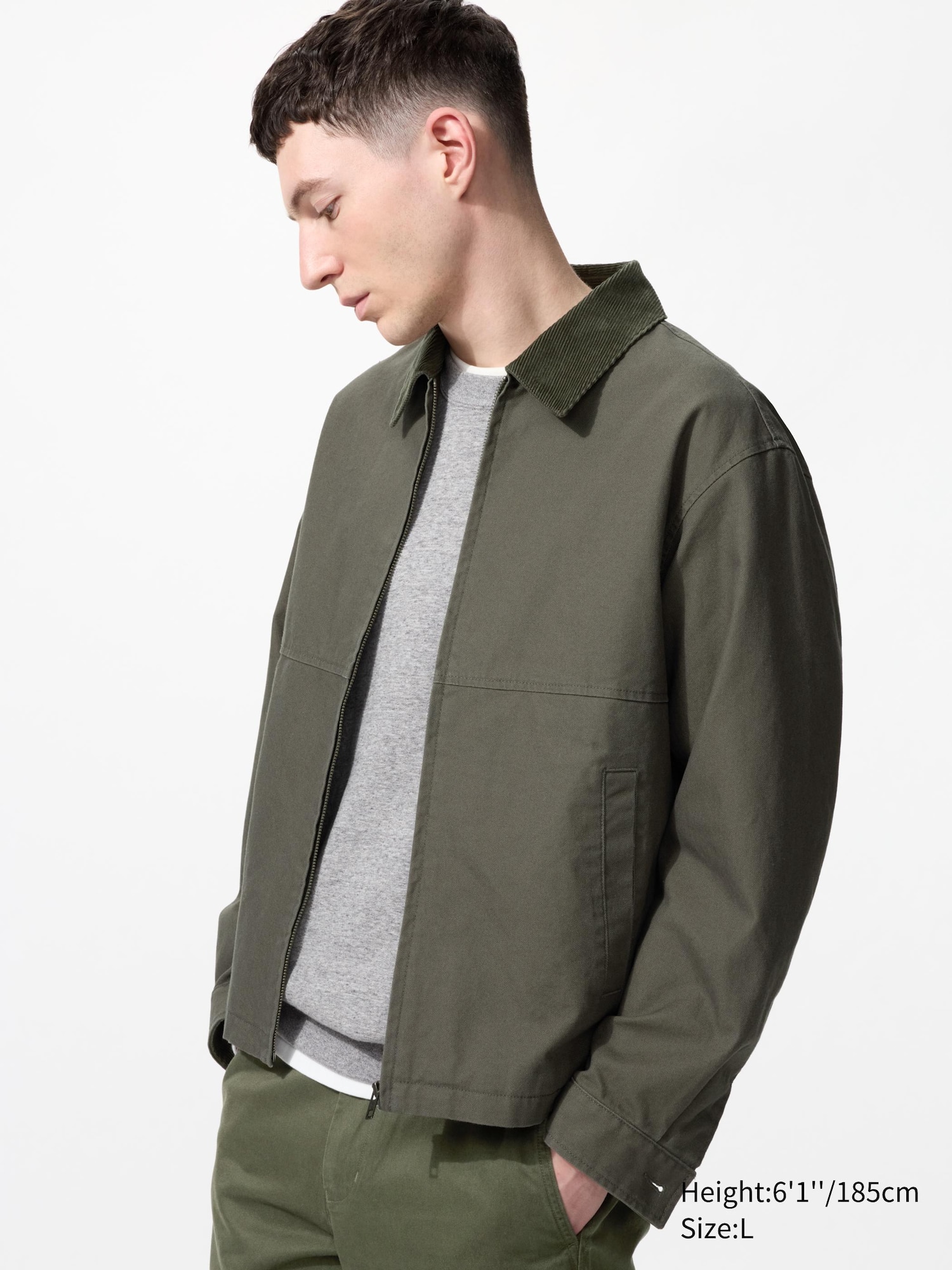 Zip-Up Short Blouson