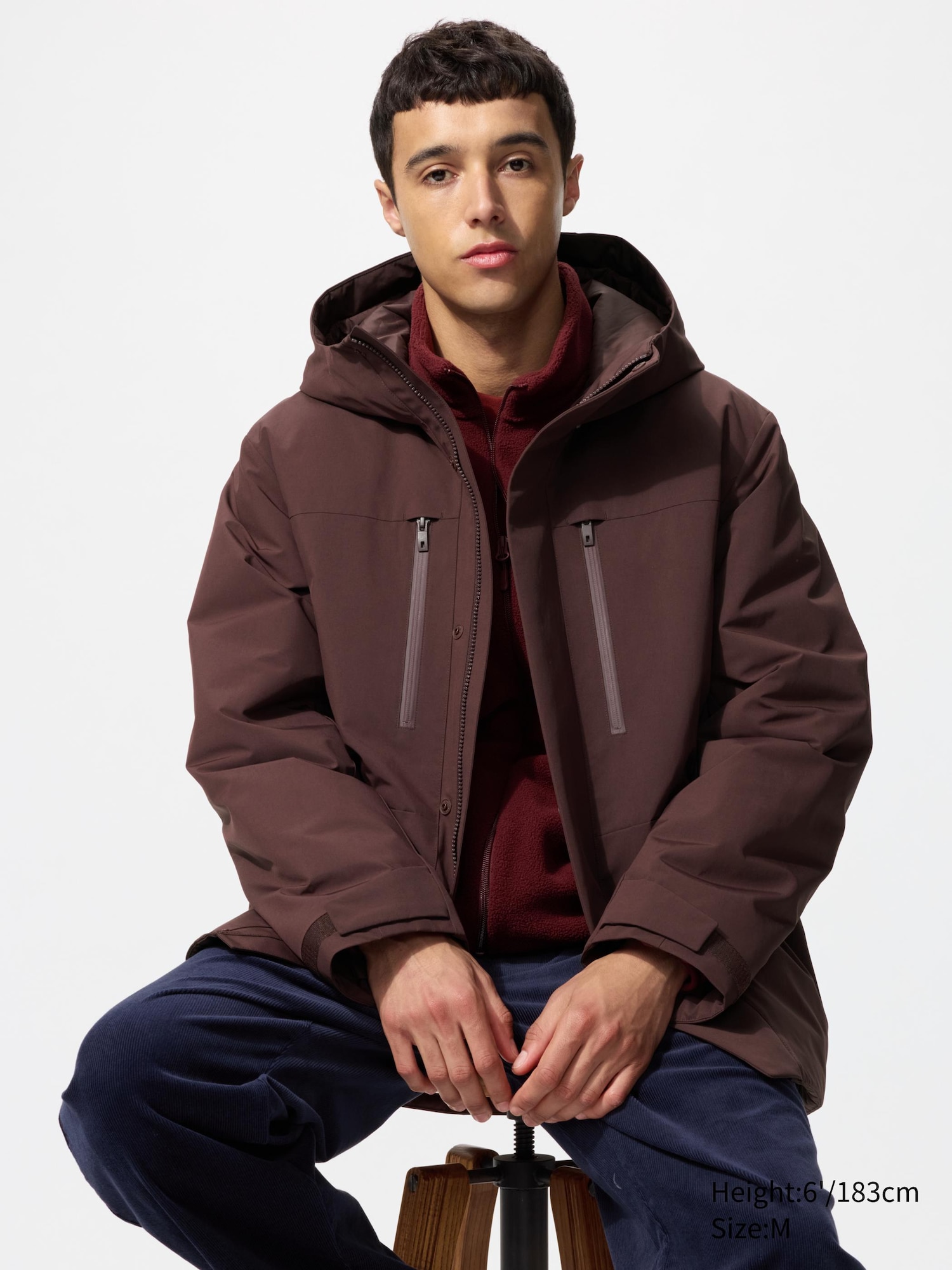 Men's Hybrid Down Parka | UNIQLO AU