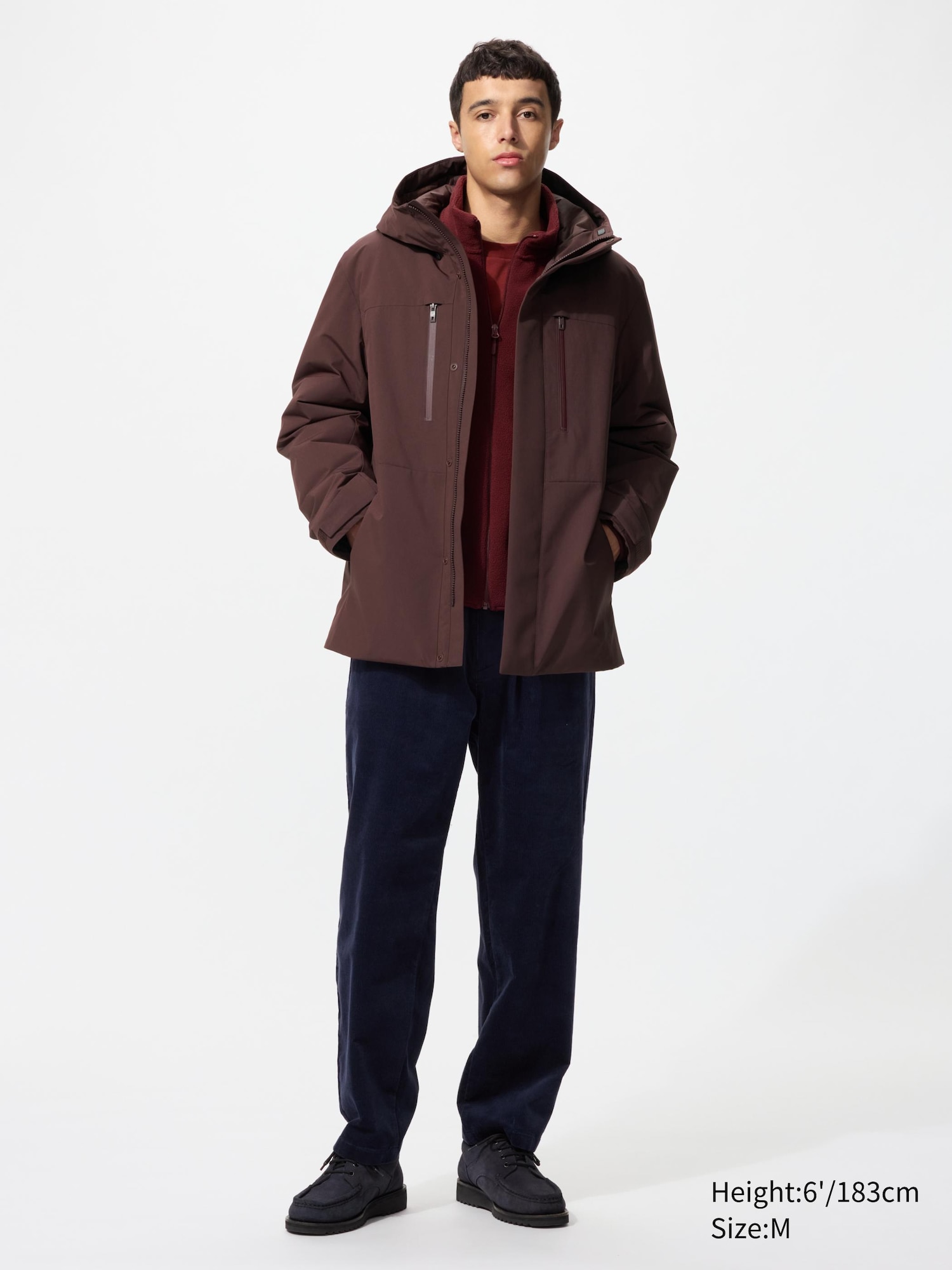 Men's Hybrid Down Parka | UNIQLO AU