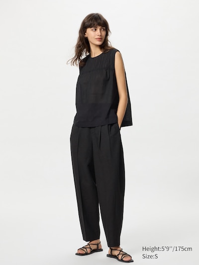 Cotton Sheer Blouse | Sleeveless