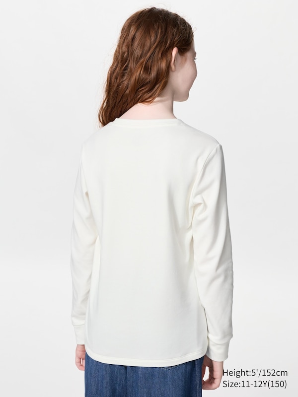 HEATTECH EXTRA WARM Cotton Crew Neck Long Sleeve T-Shirt