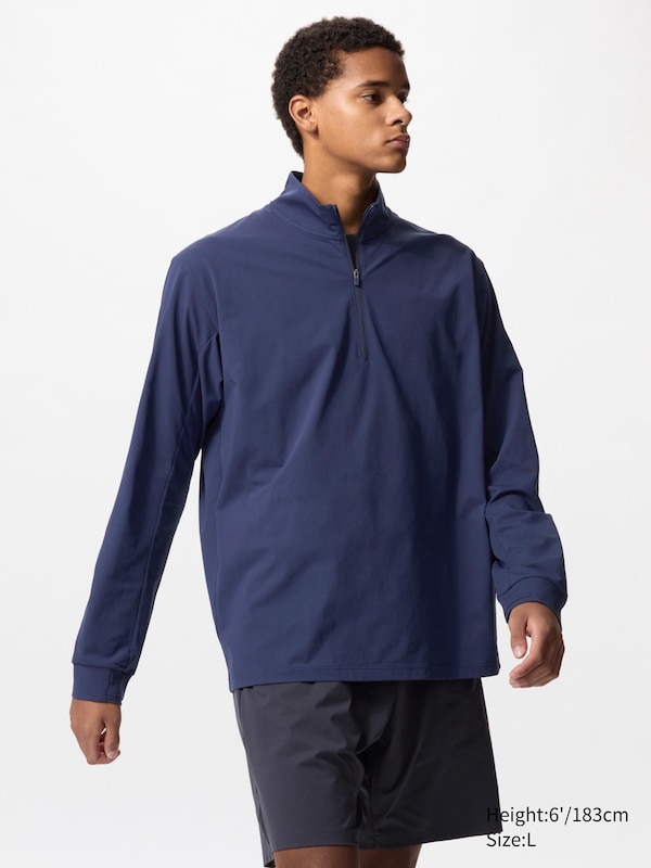 DRY-EX UV Protection Half Zip T-Shirt