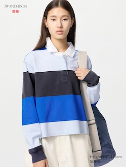 JW ANDERSON Boxy Rugger Polo Shirt Long Sleeve