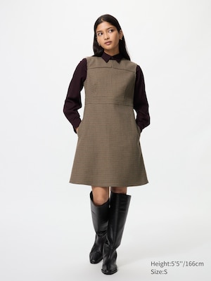 Double Face Mini Sleeveless Dress