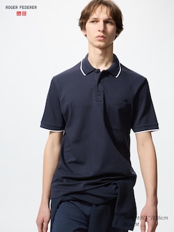 Roger Federer AIRism Cotton Pique Polo