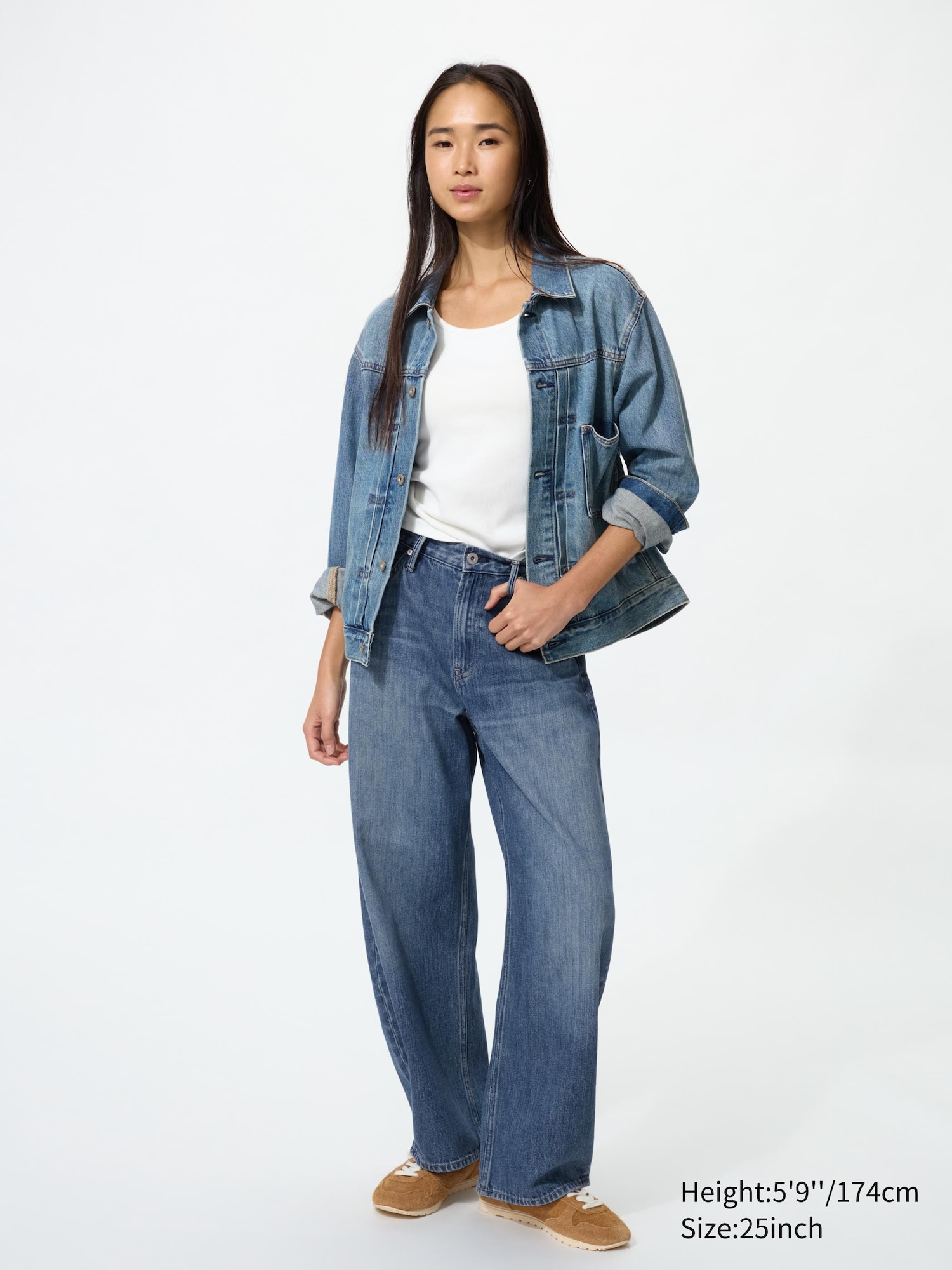 Unisex Baggy Curve Jeans (Barrel Leg) | UNIQLO AU