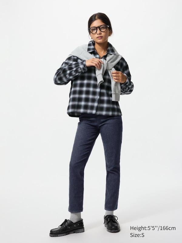 Easy Denim Ankle Pants