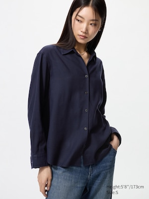 Soft Flannel Skipper Long Sleeve Shirt