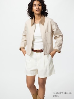 Zip-Up Short Jacket