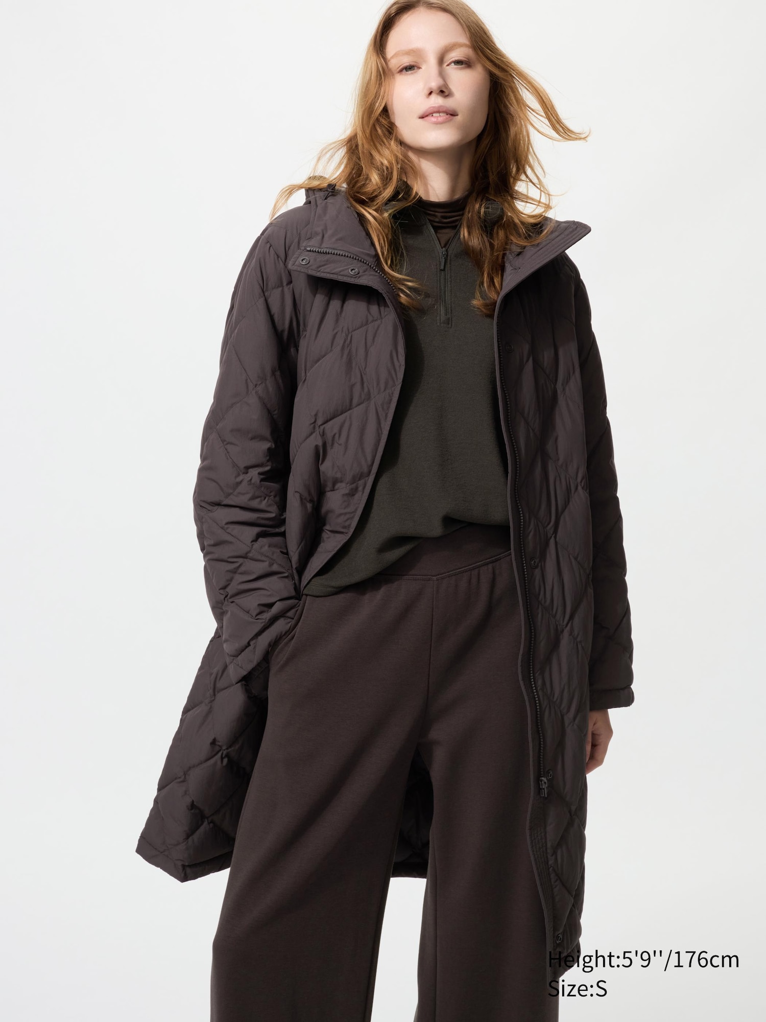 Women's PUFFTECH Long Coat (Relaxed Fit) | UNIQLO AU