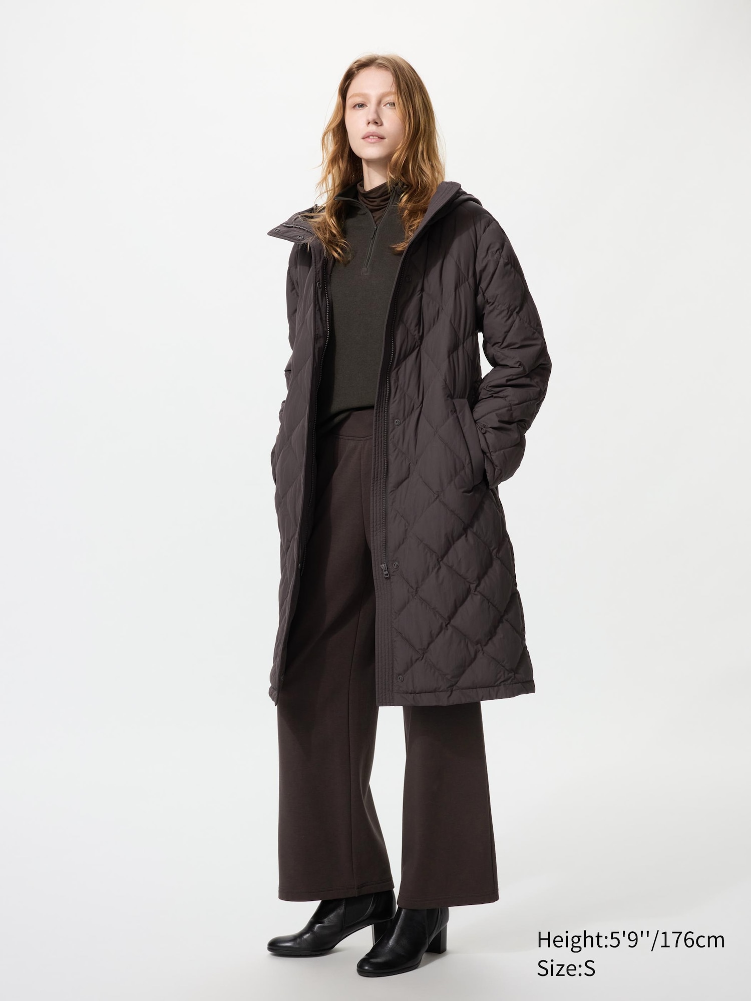 Women's PUFFTECH Long Coat (Relaxed Fit) | UNIQLO AU