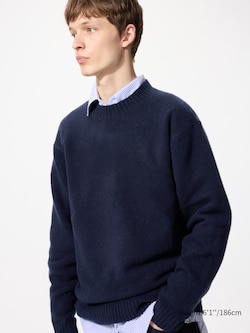 Souffle Yarn Crew Neck Sweater