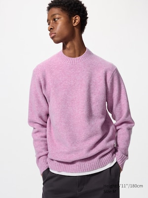 Souffle Yarn Crew Neck Sweater