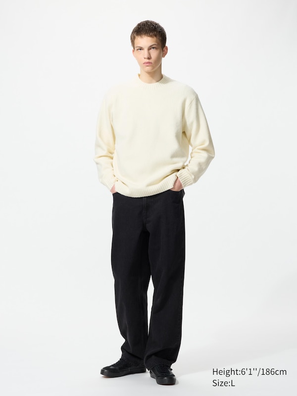 Souffle Yarn Crew Neck Sweater