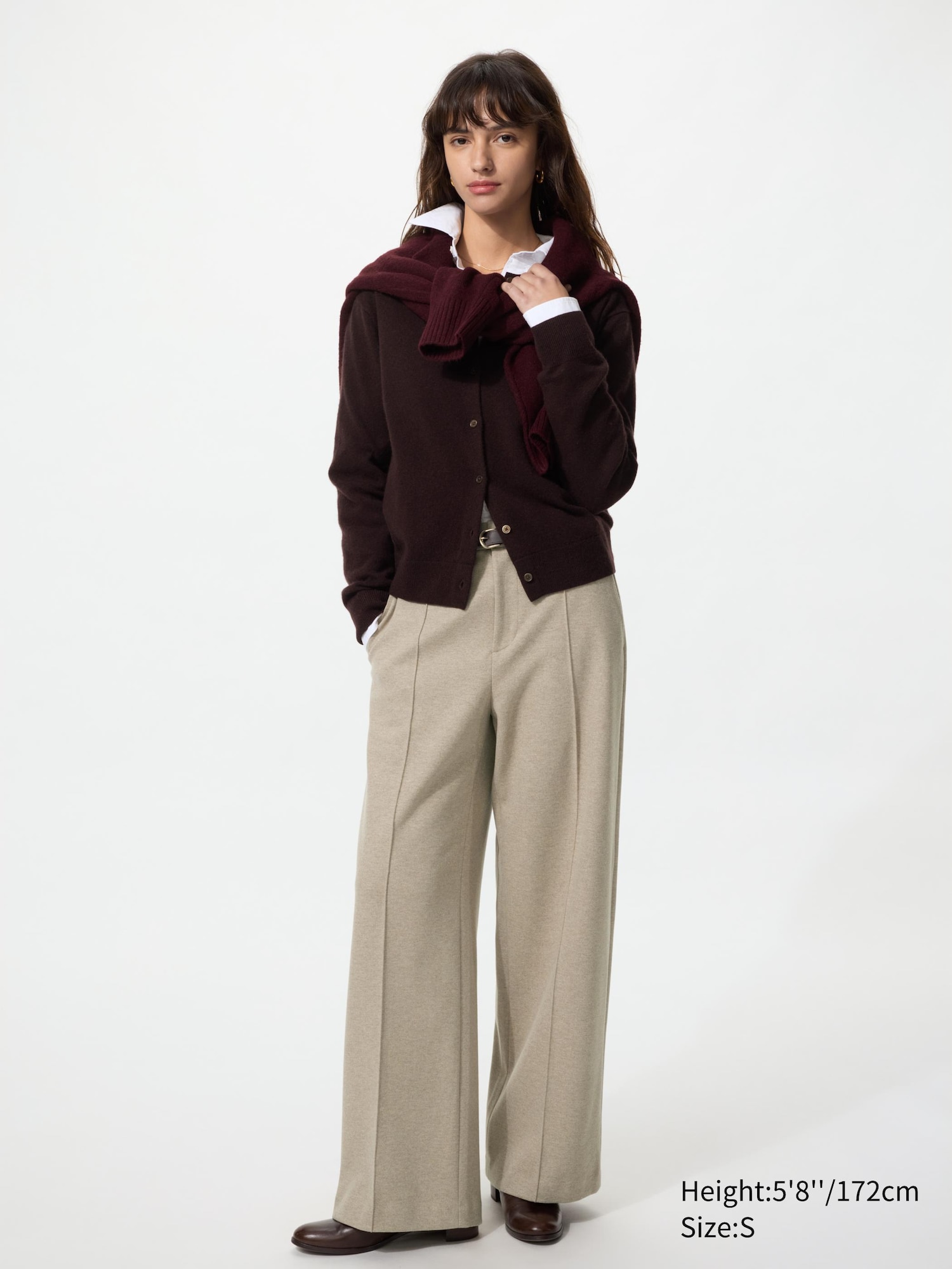 Brushed Jersey Wide Pants