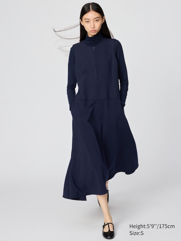 UNIQLO : C Half-Zip Sleeveless Dress