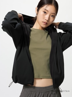 Windproof Fleece Reversible Full-Zip Hoodie