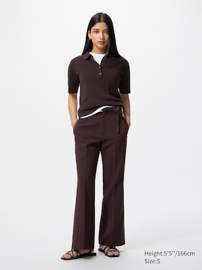 CREPE JERSEY STRAIGHT PANTS