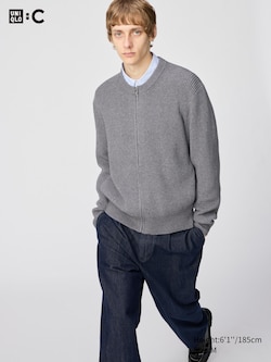 UNIQLO : C Crew Neck Full-Zip Cardigan