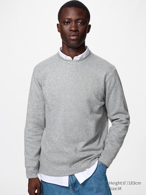 Soft Knitted Fleece Crew Neck T-Shirt