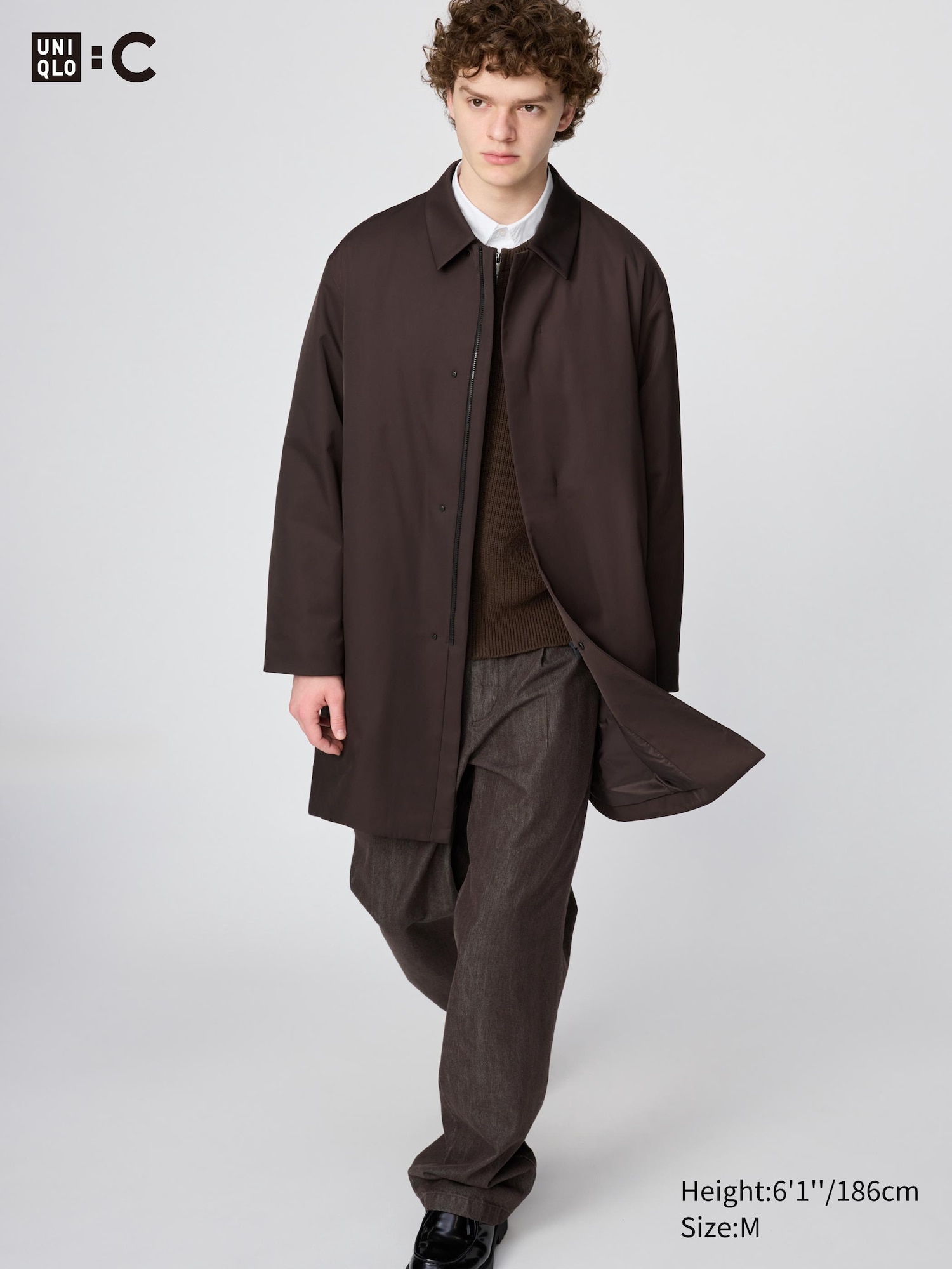 Men's UNIQLO : C PUFFTECH Half Coat | UNIQLO AU