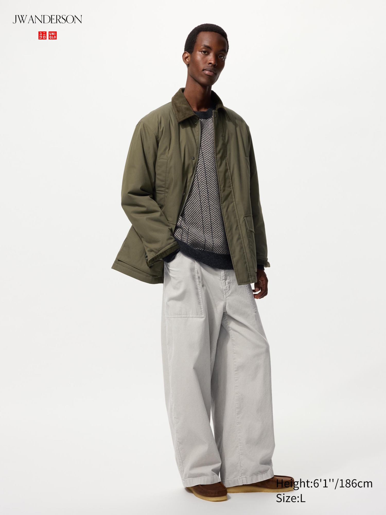 Men's UNIQLO and JW ANDERSON Corduroy Work Pants | UNIQLO AU