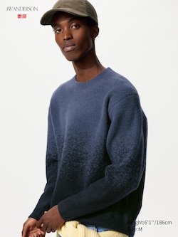 UNIQLO and JW ANDERSON Souffle Yarn Gradient Crew Neck Sweater