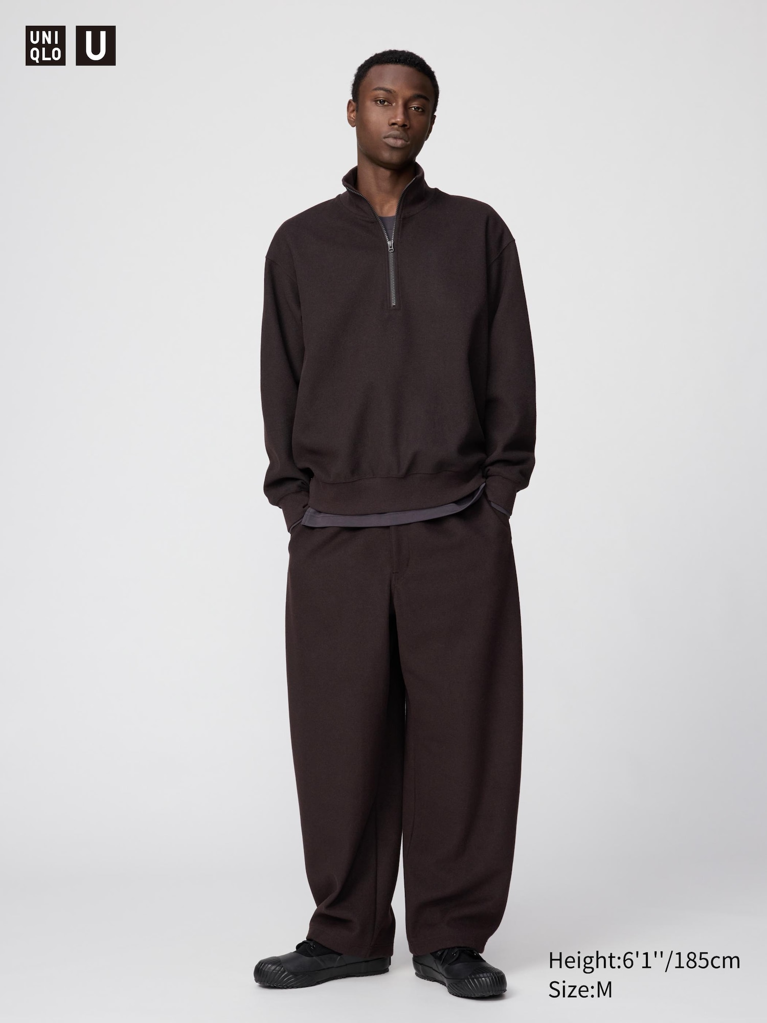Uniqlo U Brushed Sweat Wide Pants