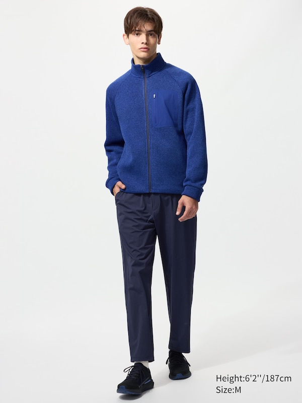 Knitted Fleece Full-Zip Jacket