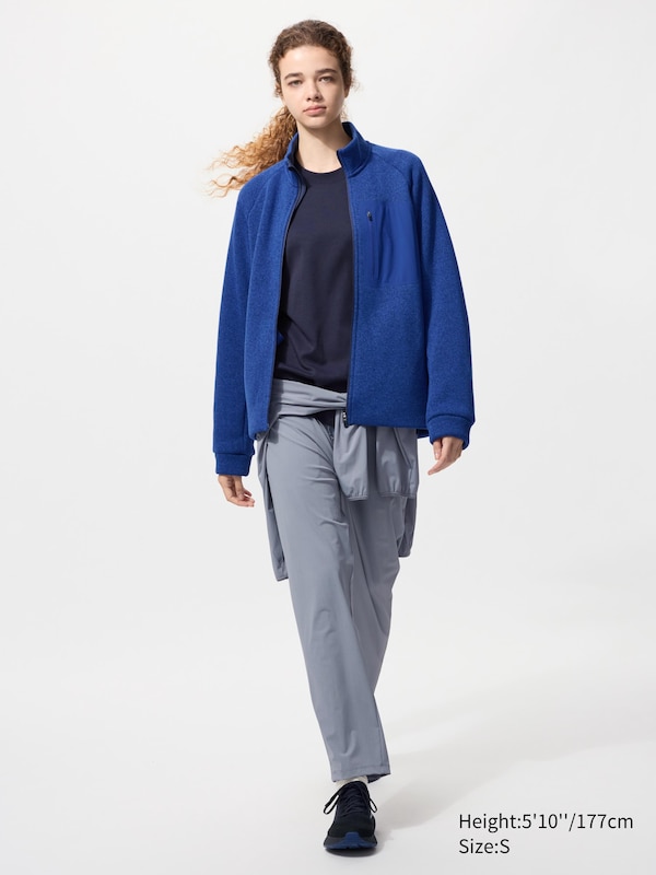 Knitted Fleece Full-Zip Jacket