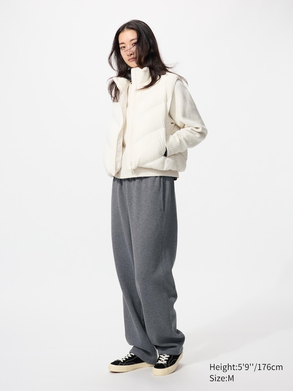 Knitted Fleece Easy Ankle Pants