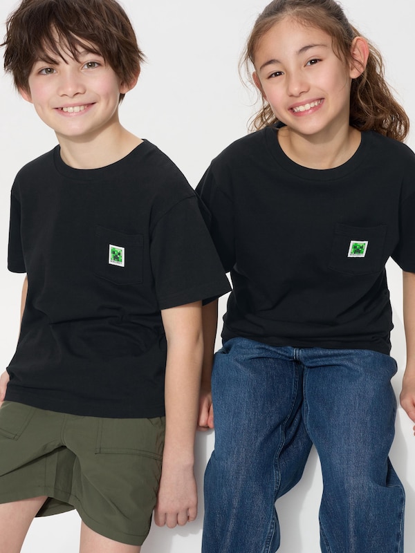 KIDS Minecraft UT Graphic T-Shirt