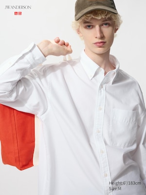 UNIQLO and JW ANDERSON Oxford Oversized Long Sleeve Shirt