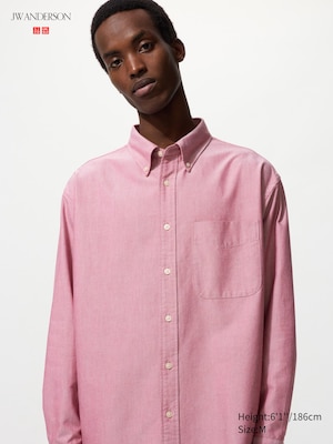 UNIQLO and JW ANDERSON Oxford Oversized Long Sleeve Shirt
